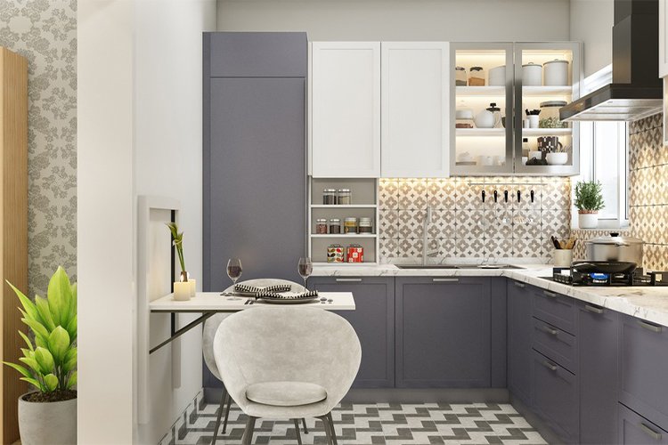 7 Small L-Shaped Modular Kitchen Designs for Compact Apartments