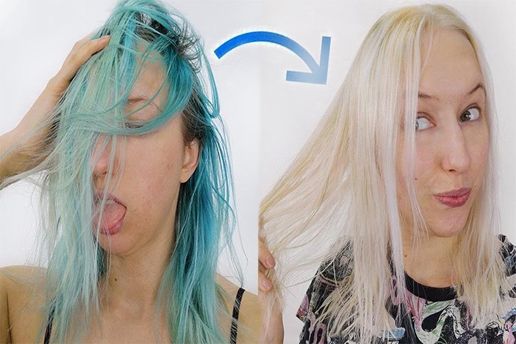 How to Remove Blue Dye from Your Hair